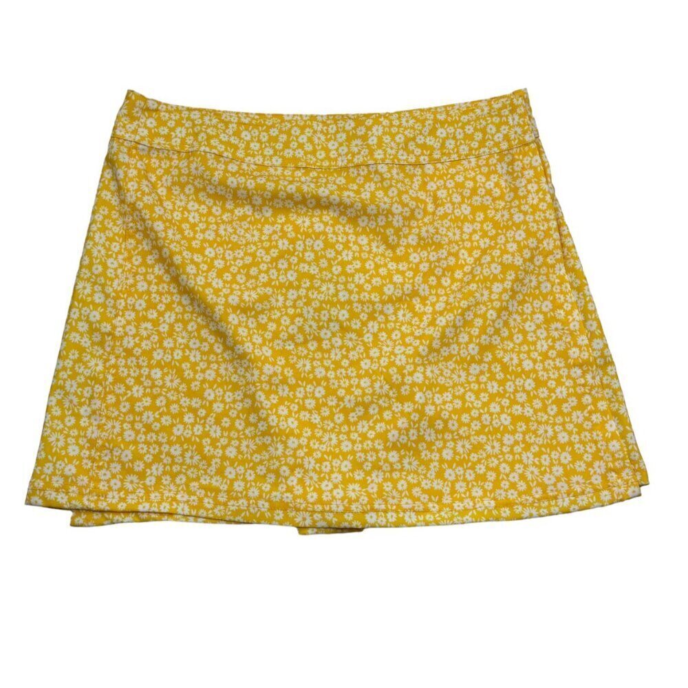 Rip Skirt Hawaii Ditsy Daisy Yellow Floral Skirt Women's Size Medium